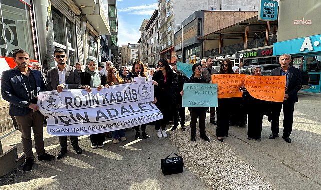 Hakkari'de Rojin Kabaiş'in ölümünün aydınlatılması için basın açıklaması yapıldı