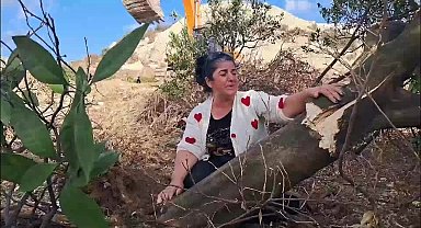 Hatay Kurtderesi'nde TOKİ için kamulaştırılan ve mahkeme süreci devam eden arazilere kepçe ile girildi 