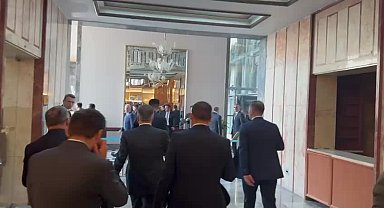 İçişleri Bakanı Ali Yerlikaya, TBMM'de AK Parti grubuna Karayolları Trafik Kanun Teklifi ile ilgili sunum yaptı