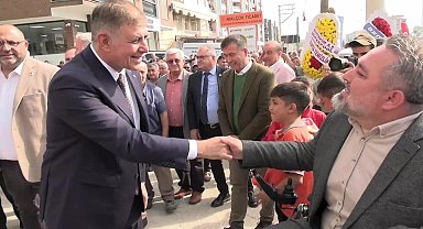  İZMAR Tanzim Satış Marketleri’nin 12. şubesi açıldı... Cemil Tugay: “Her bin liralık alışverişte 250 lira vatandaşın cebinde kalıyor” 