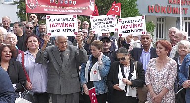 İzmir'de TEMAD üyeleri, tazminat ve özlük hakları için açıklama yaptı: “Biz ulufe istemiyoruz, hakkımızı istiyoruz