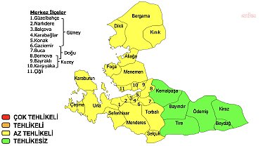 İzmir için kuvvetli sağanak uyarısı