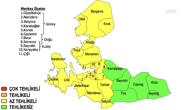 İzmir için kuvvetli sağanak uyarısı