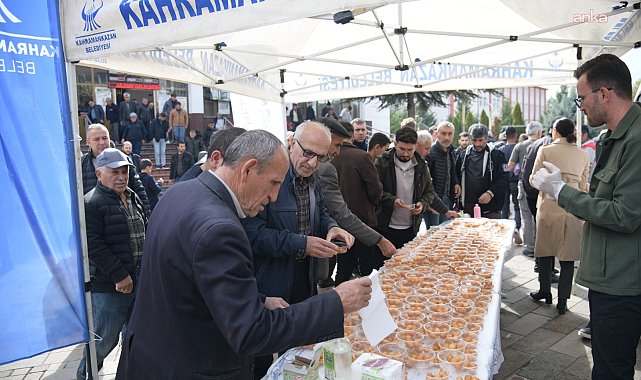 Kahramankazan Belediyesi'nden şehitler anısına lokma ikramı