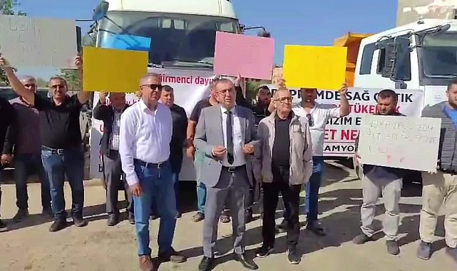 Kahramanmaraş’ta altyapı çalışmalarında yeni kriz: Kamyoncu esnafı ödeme alamayınca eylem yaptı