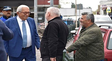 Karadeniz Ereğli Belediye Başkanı Posbıyık'tan Un Pazarı esnafına ziyaret