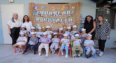 Kartal Belediyesi kreşlerinde hayvan sevgisi küçük yaşta başlıyor