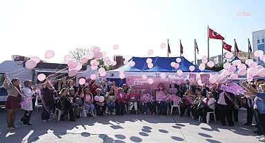 Kartal’da pembe balonlar, umut için yükseldi