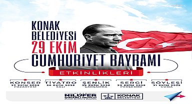 Konak’ta Cumhuriyet Bayramı coşkusu başladı