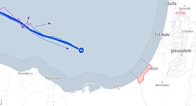 Küresel Sumud Filosu: Filomuzun yakınında 20'den fazla kimliği belirsiz gemi tespit edildi