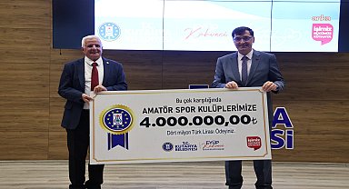 Kütahya Belediyesi’nden amatör spor kulüplerine 4 milyon TL nakdi destek