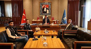 Kütahya'yı Ankara Gastrofest'te temsil edecek personelden Belediye Başkanı Kahveci'ye ziyaret