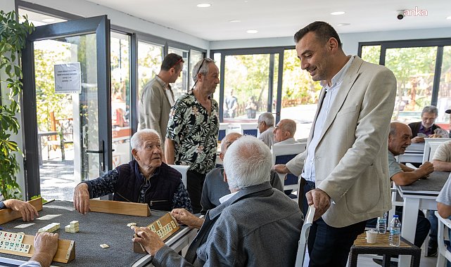 Manavgat Belediye Başkan Vekili Çiçek'ten, Emekli Kahvesi'ne ziyaret