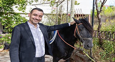 Manavgat Belediye Başkan Vekili Çiçek'ten Side Rahvan Atçıları Spor Kulübü Başkanı Delikkulak’a ziyaret 