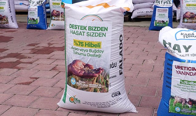 Manisa Büyükşehir Belediyesi, tohum dağıtımlarına başladı
