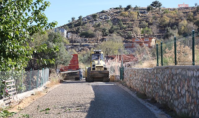Marmaris Belediyesi, Bozburun’da 10 bin metrekarelik yol çalışmasını tamamladı