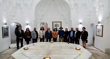 Menteşe'de “Eylül Işığı” sergisi, tarihi hamamda sanatseverlerle buluştu