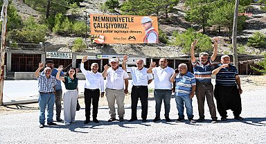 Mersin Büyükşehir Belediyesi'nden Mut'ta asfalt çalışması 