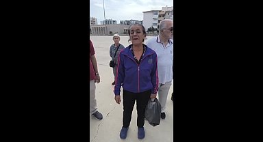 Mersin'de emeklilerden serbest kürsü etkinliği: Emeklilere açlıktan, olmuyorsa kış şartlarında 'soğuktan öl' denmektedir