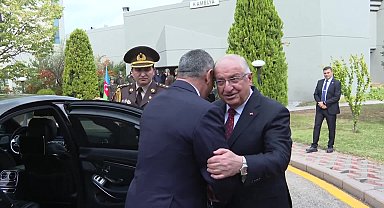 Milli Savunma Bakanı Güler, Azerbaycan Savunma Bakanı Hasanov ile bir araya geldi