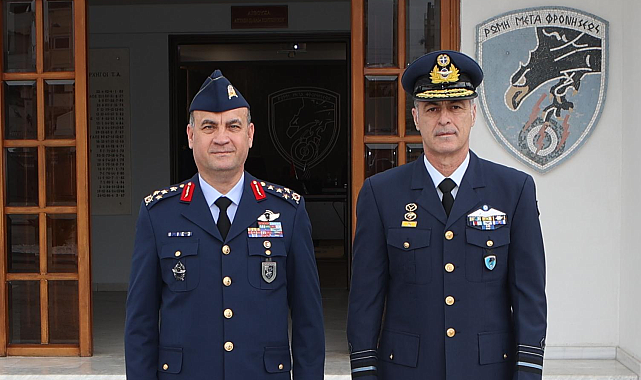 Muharip Hava Kuvveti Komutanı Hava Orgeneral Dalkıran, Yunanistan Taktik Hava Kuvveti Komutanlığı'nı ziyaret etti