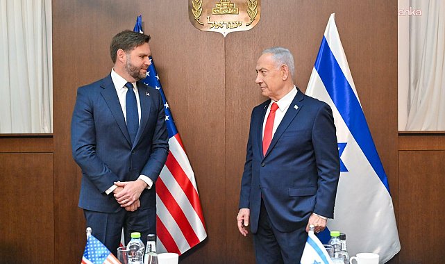 Netanyahu ve ABD Başkan Yardımcısı JD Vance ortak basın toplantısı düzenledi