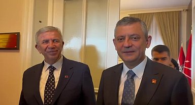 Özgür Özel TBMM'de Mansur Yavaş ile bir araya geldi... Özel: 