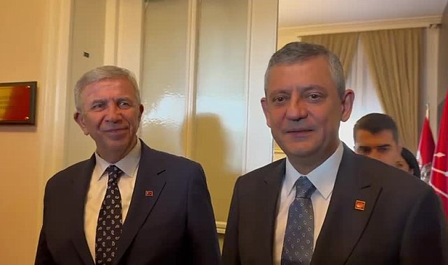 Özgür Özel TBMM'de Mansur Yavaş ile bir araya geldi... Özel: