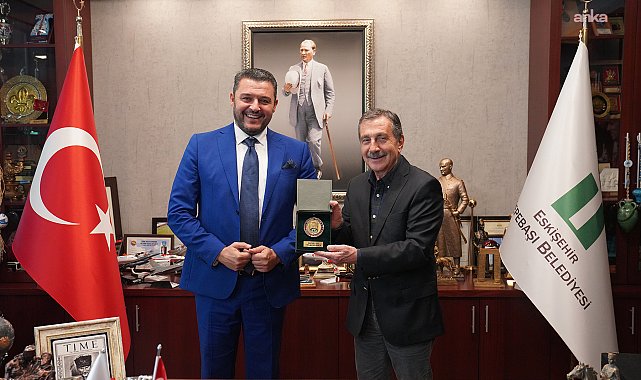 Rodopi Belediye Başkanı Mihaylov’dan Tepebaşı Belediye Başkanı Ataç'a ziyaret