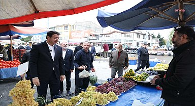 Saadet Partisi Genel Başkanı Arıkan’dan pazar ziyareti: “Dört tane kıvırcığın 200 lira tuttuğu bir tabloyla maalesef karşı karşıya kaldık”