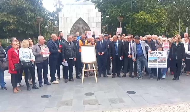 Samsun'da Kanadalı şirkete maden arama izni verilmesine protesto: