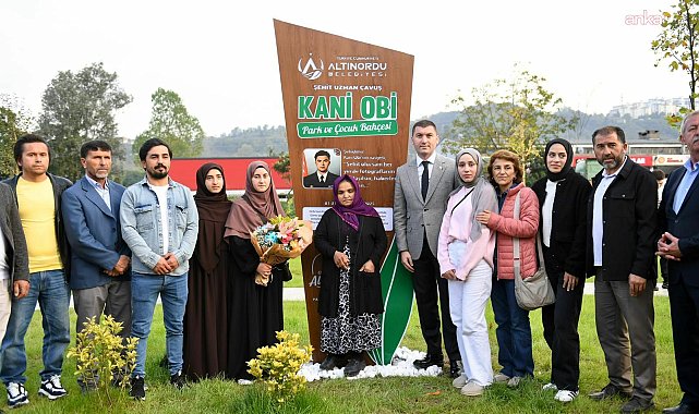 Şehit Kani Obi’nin ismi Altınordu'da yaşatılacak