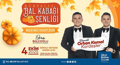 Silivri Belediyesi'nden Kurfallı'da Balkabağı Şenliği