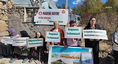 Sivas Dipsizgöl'de maden ocağı projesine ilişkin hazırlanan bilirkişi raporuna, bölge halkı itiraz etti