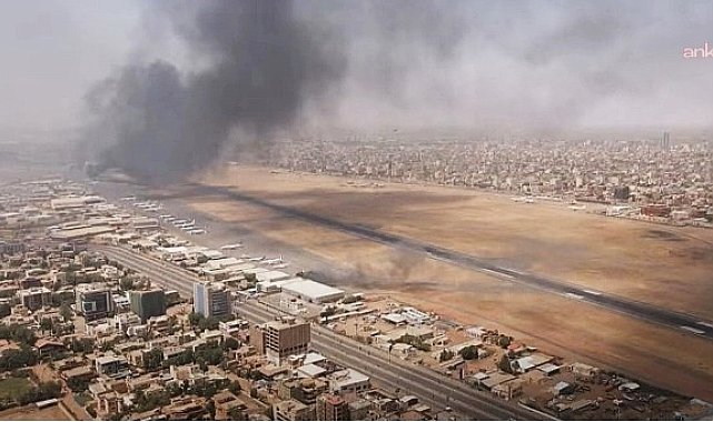 Sudan’da onarımı yeni biten havalimanı yine saldırıya uğradı