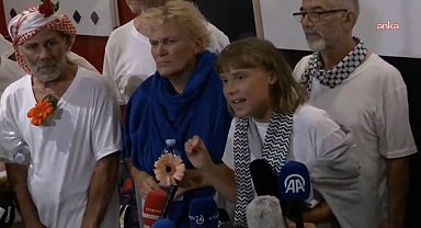 Sumud Filosu'nda alıkonulan aktivistlerin bir kısmı İsrail'den Yunanistan'a gönderildi... Greta Thunberg: 