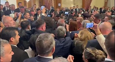 TBMM açılış resepsiyonu... Erdoğan, F-35 sorusunu cevapladı: Biz onlara dedik ki, ''Parayı verdik, siz hala F-35'leri vermediniz''