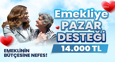 Tekirdağ Büyükşehir Belediyesi'nden emeklilere 14 bin TL pazar desteği 