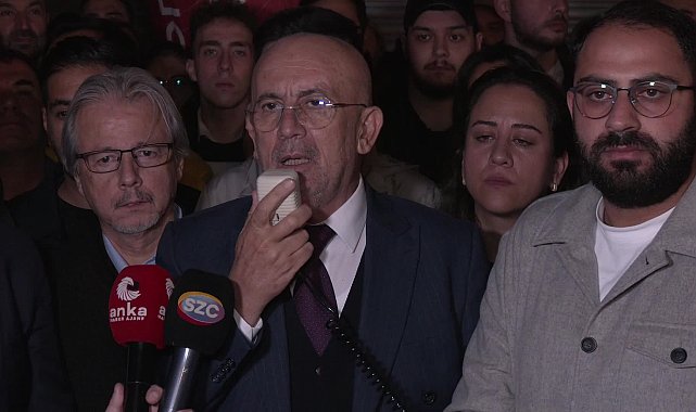 TELE 1 Televizyonuna kayyum atanmasına tepki... CHP Ankara İl Başkanı Ümit Erkol: TELE 1'e kayyum atanması, muhalif seslerin susturulmasıdır. Buna izin vermeyeceğiz