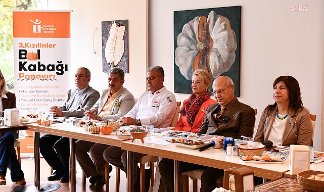 Tepebaşı'nda coğrafi işaretli Kızılinler bal kabağı ile yapılan yemekler tadıldı