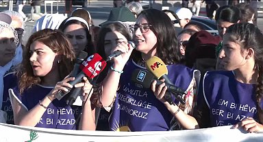 Terör örgütü PKK lideri Abdullah Öcalan’ın özgürlüğünü talep eden 250 kadın Diyarbakır'dan Ankara'ya yürüdü