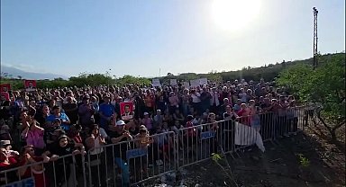TOKİ için kamulaştırma yapılan Samandağ’da miting: 