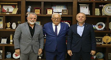 TSO Başkanı Keleş'ten Karadeniz Ereğli Belediye Başkanı Posbıyık'a ziyaret