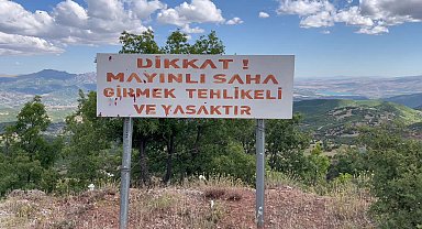Tunceli, Sütlüce'de köylüler mayınlı sahaların temizlenmesi için devlete çağrı yaptı 
