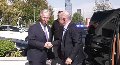 Ümit Özdağ'dan Mansur Yavaş'a destek ziyaret... Yavaş: 