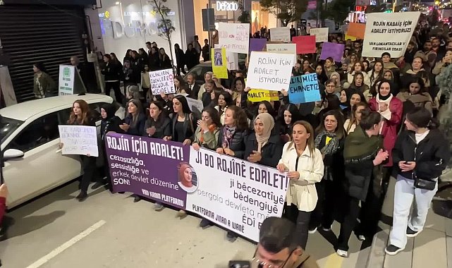 Van’da Rojin Kabaiş için yürüyüş