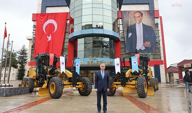 Yomra Belediyesi, araç filosuna 35 milyonluk liralık iki greyder ekledi