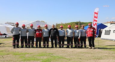 Yunusemre Belediyesi Arama Kurtarma Ekibi, deprem tatbikatına katıldı 