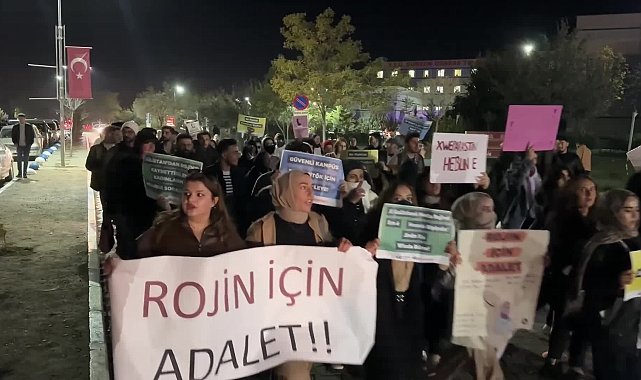 Yüzüncü Yıl Üniversitesi öğrencilerden Rojin Kabaiş için başlatılan eylem sürüyor