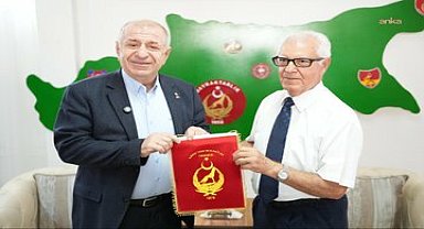 Zafer Partisi lideri Özdağ’dan, Kıbrıs Türk Mukavemet Teşkilatı Mücahitler Derneği’ne ziyaret